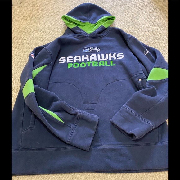 Reebok Seattle Seahawks Hoodie Men’s Small/Medium - Picture 6 of 6